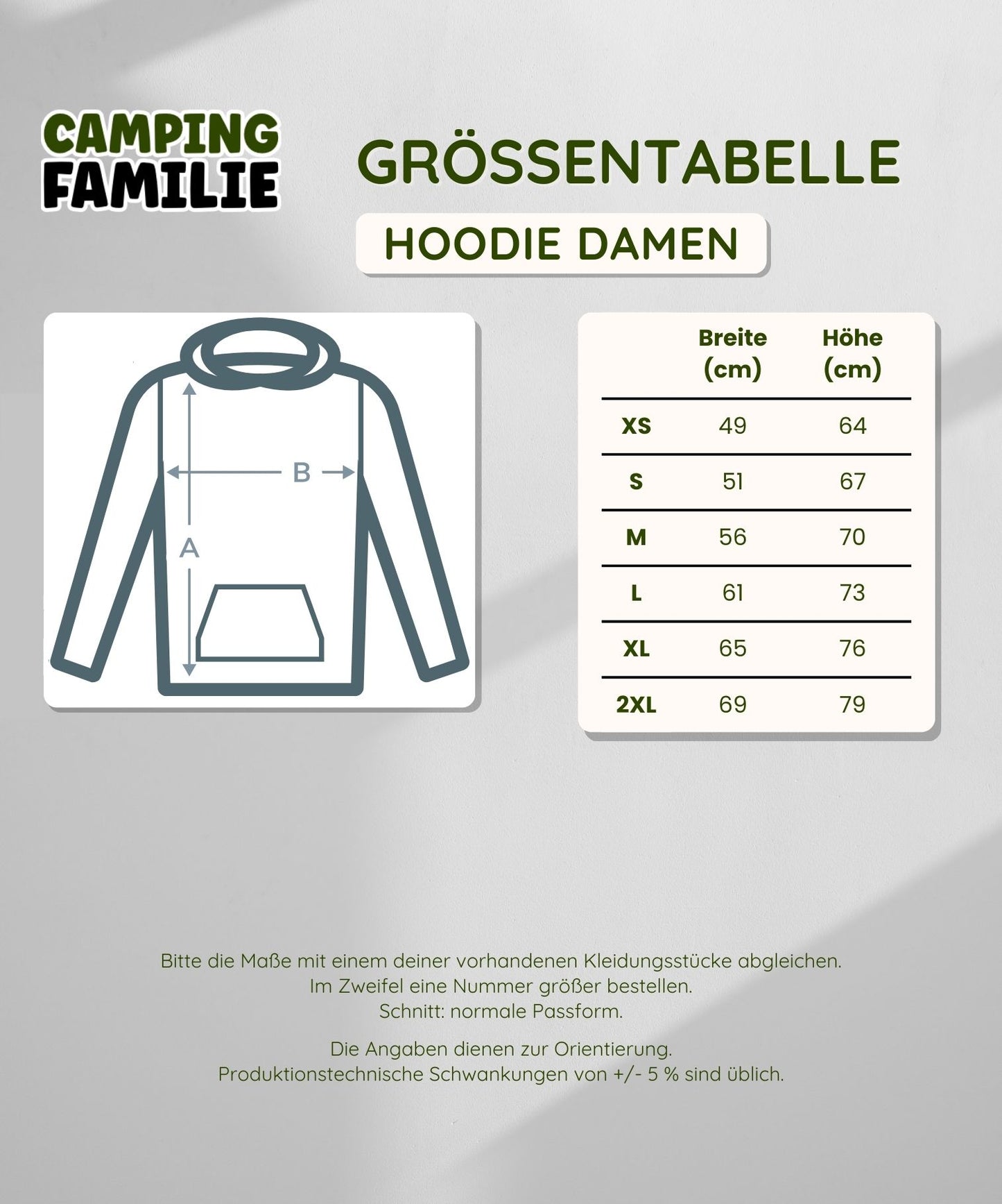 Mein Plan für heute: Kaffee, Camping, Bier - Frauen Hoodie