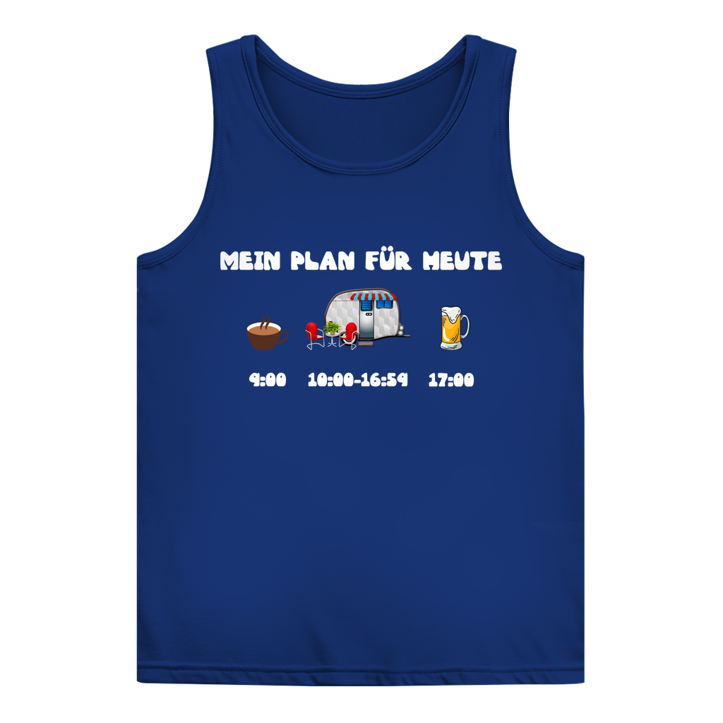 Mein Plan für heute: Kaffee, Camping, Bier - Frauen Tank Top