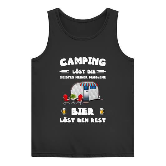 Camping löst die meisten Probleme, Bier den Rest - Frauen Tank Top