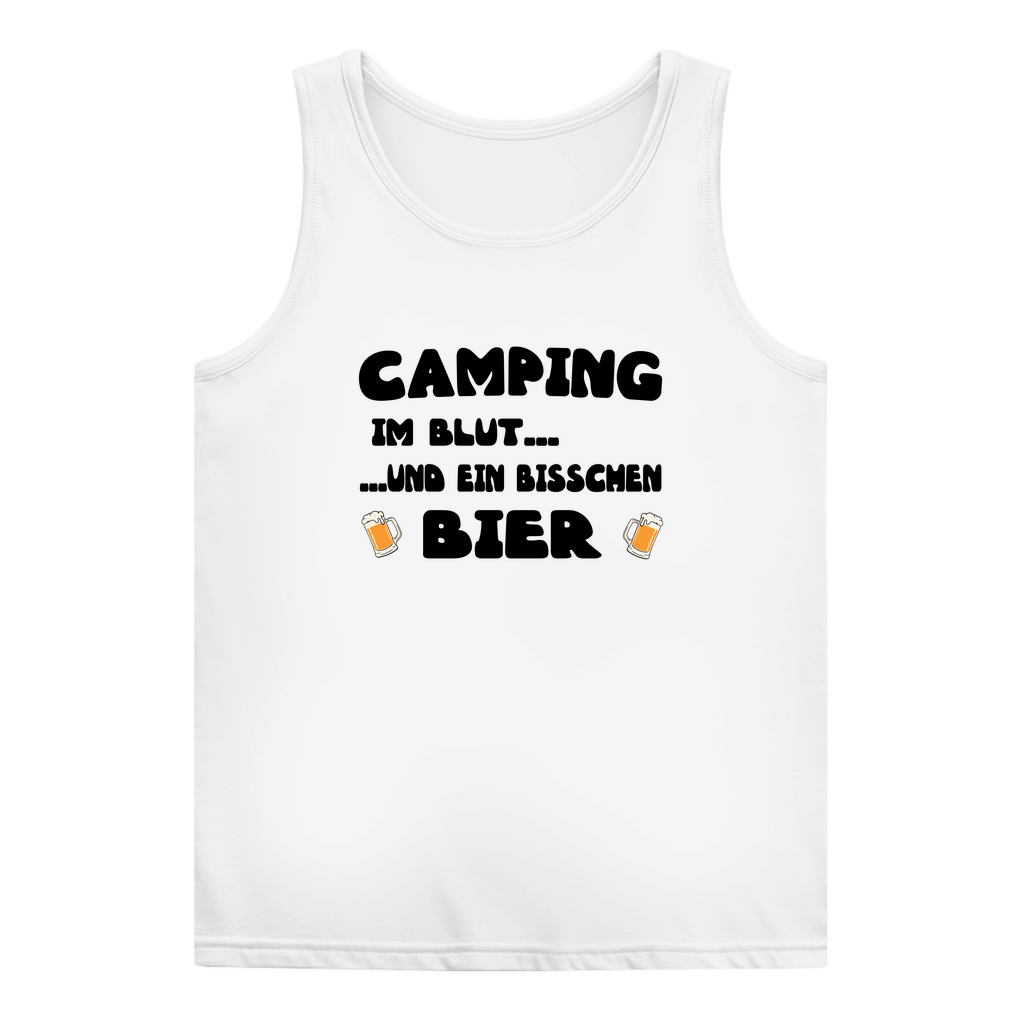 Camping im Blut...und ein bisschen Bier - Frauen Tank Top