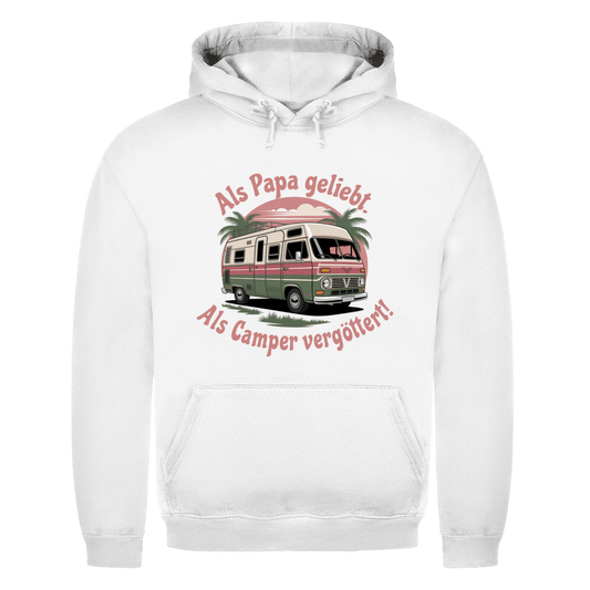 Als Papa geliebt. Als Camper vergöttert - Männer Hoodie - Campingfamilie.de