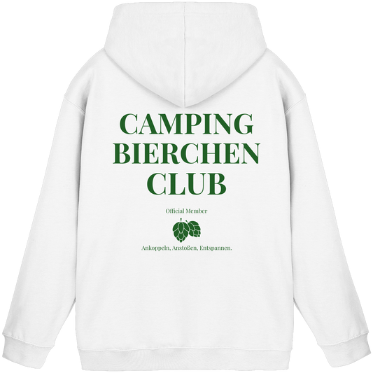 Camping Bierchen Club | Hoodie mit Backprint für Camper