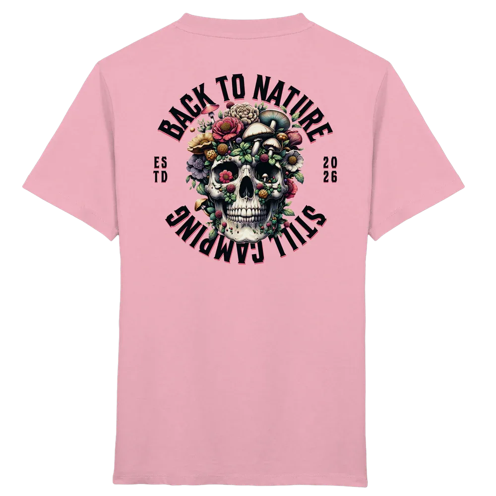 Back to Nature Still Camping | Shirt mit Backprint für kleine Entdecker