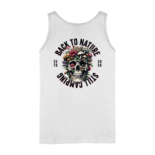 Back to Nature Still Camping - Backprint Frauen Tank-Top