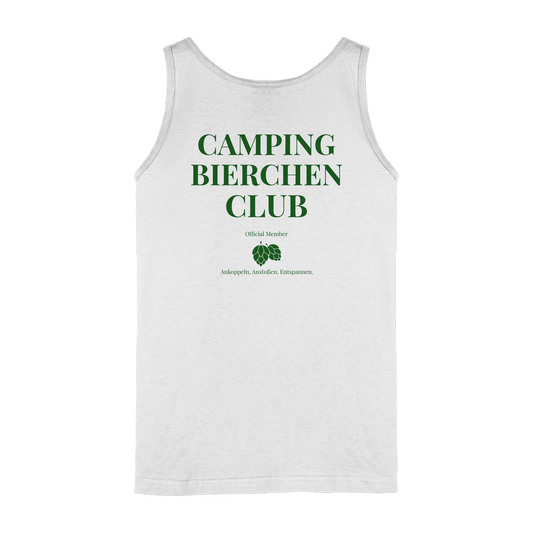 Camping Bierchen Club | Tank-Top mit Backprint für Camperinnen