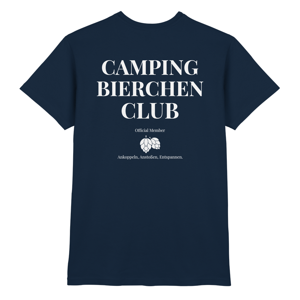 Camping Bierchen Club | Shirt mit Backprint für Camper
