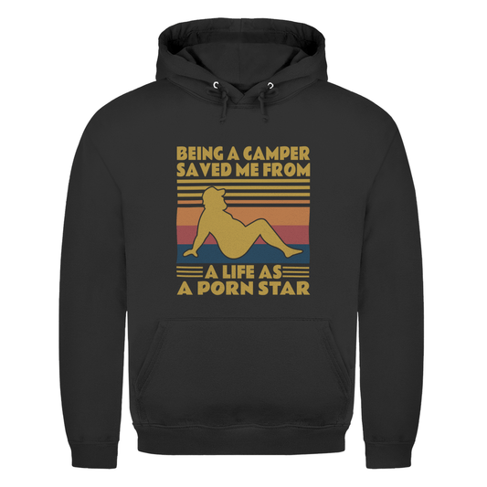 Being a Camper not a Pornstar - Herren Hoodie - Campingfamilie.de