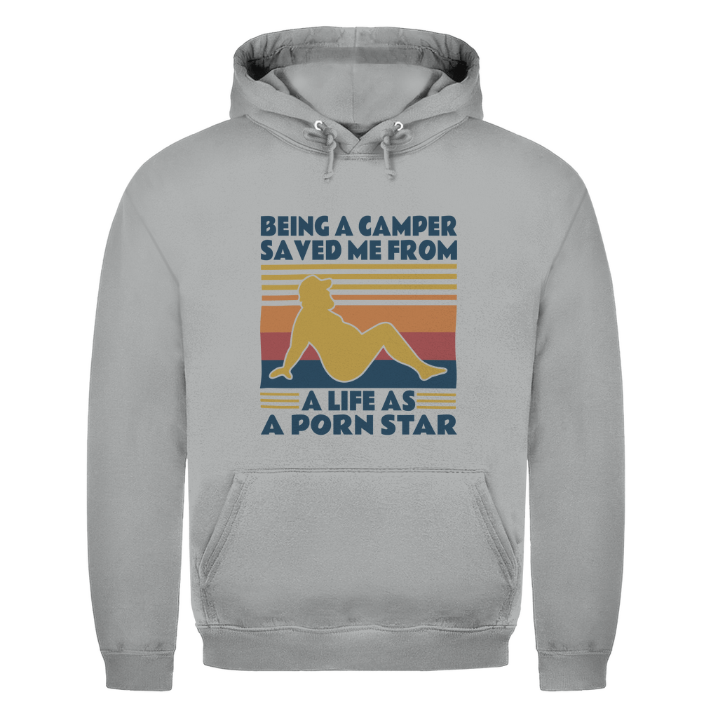 Being a Camper not a Pornstar - Herren Hoodie - Campingfamilie.de