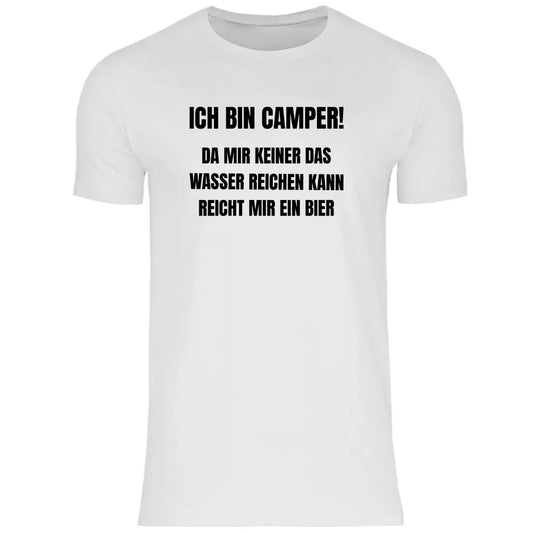 Camper das Wasser reichen? - Männer Shirt - Campingfamilie.de