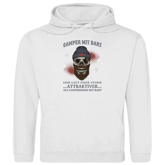 Camper mit Bart - Männer Hoodie - Campingfamilie.de