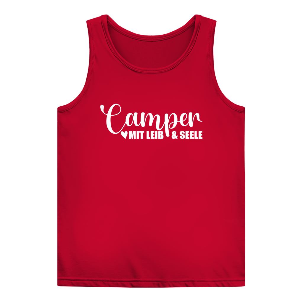 Camper mit Leib und Seele - Frauen Tank Top - Campingfamilie.de