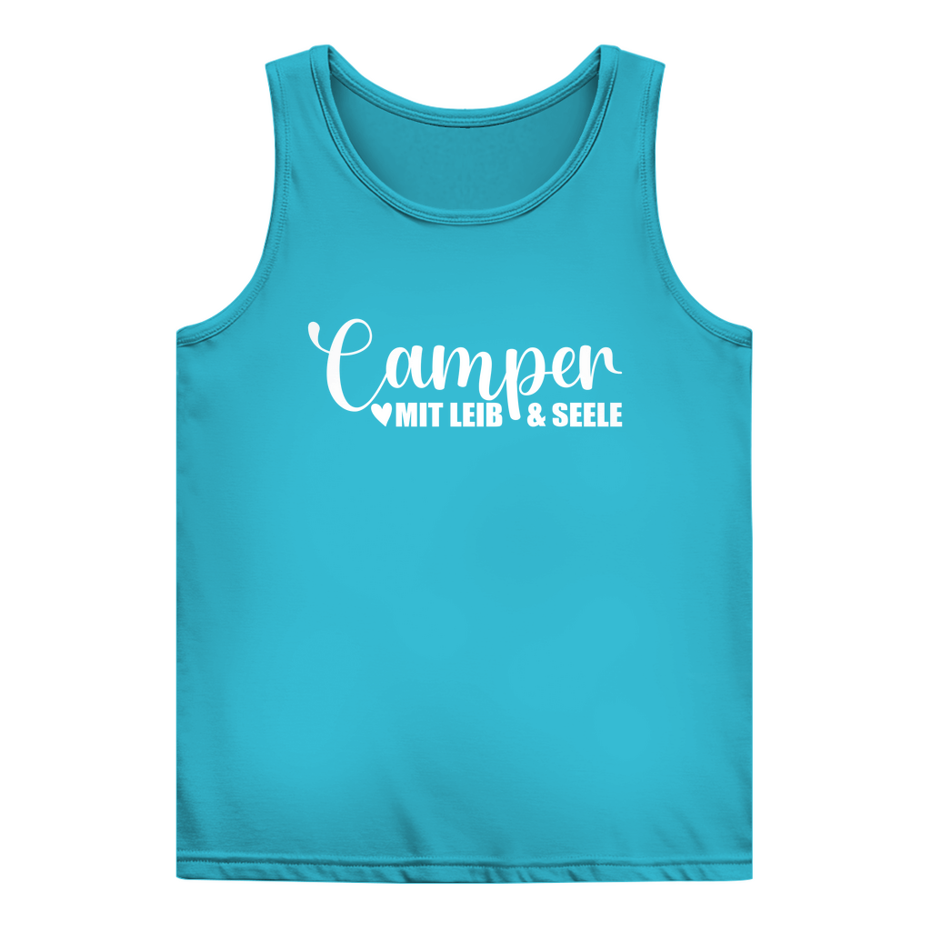 Camper mit Leib und Seele - Frauen Tank Top - Campingfamilie.de
