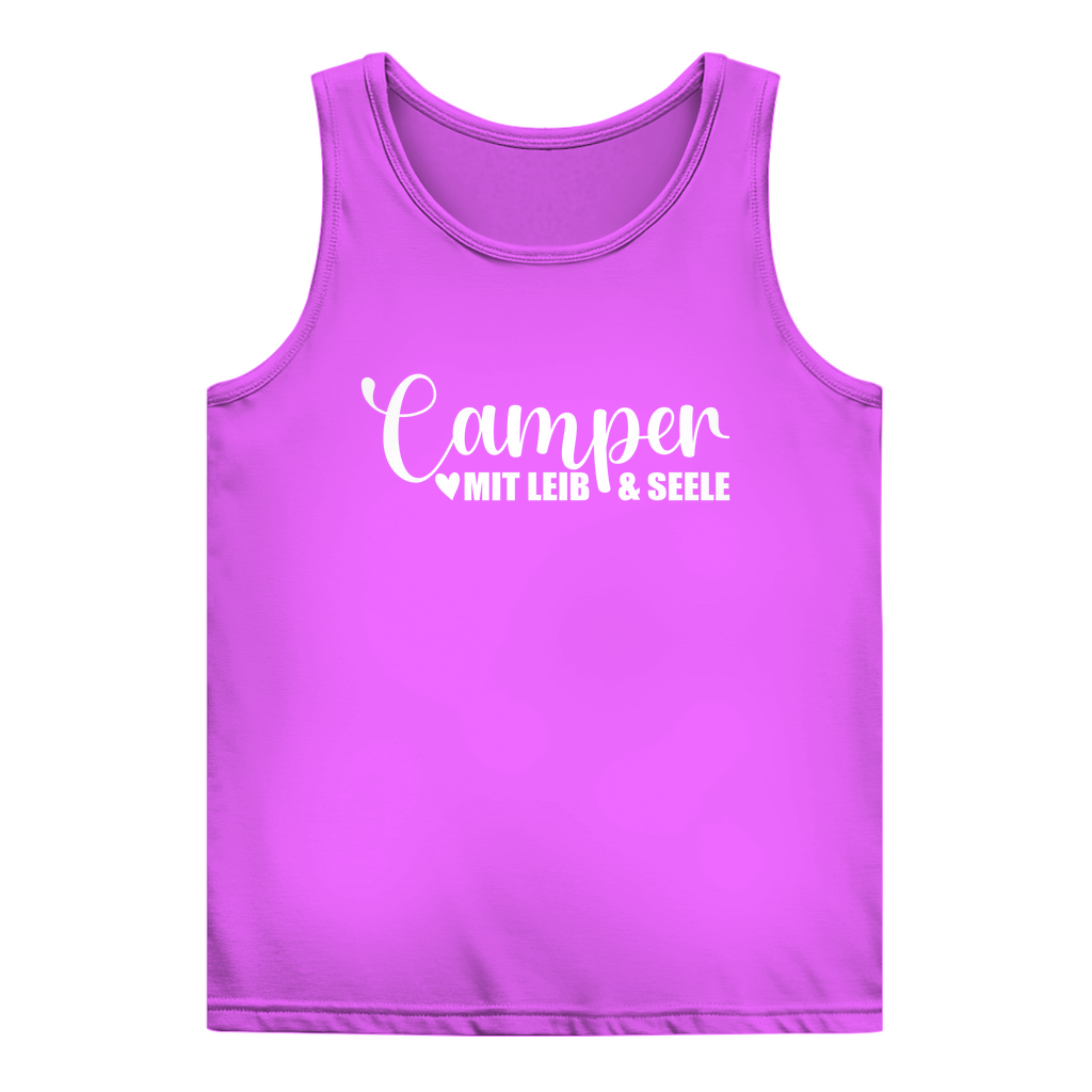 Camper mit Leib und Seele - Frauen Tank Top - Campingfamilie.de