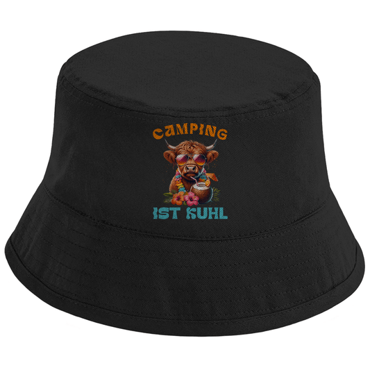 Camping ist kuhl - Bucket Hat - Campingfamilie.de