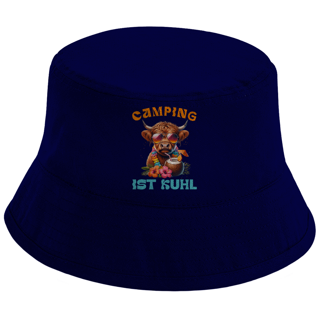 Camping ist kuhl - Bucket Hat - Campingfamilie.de