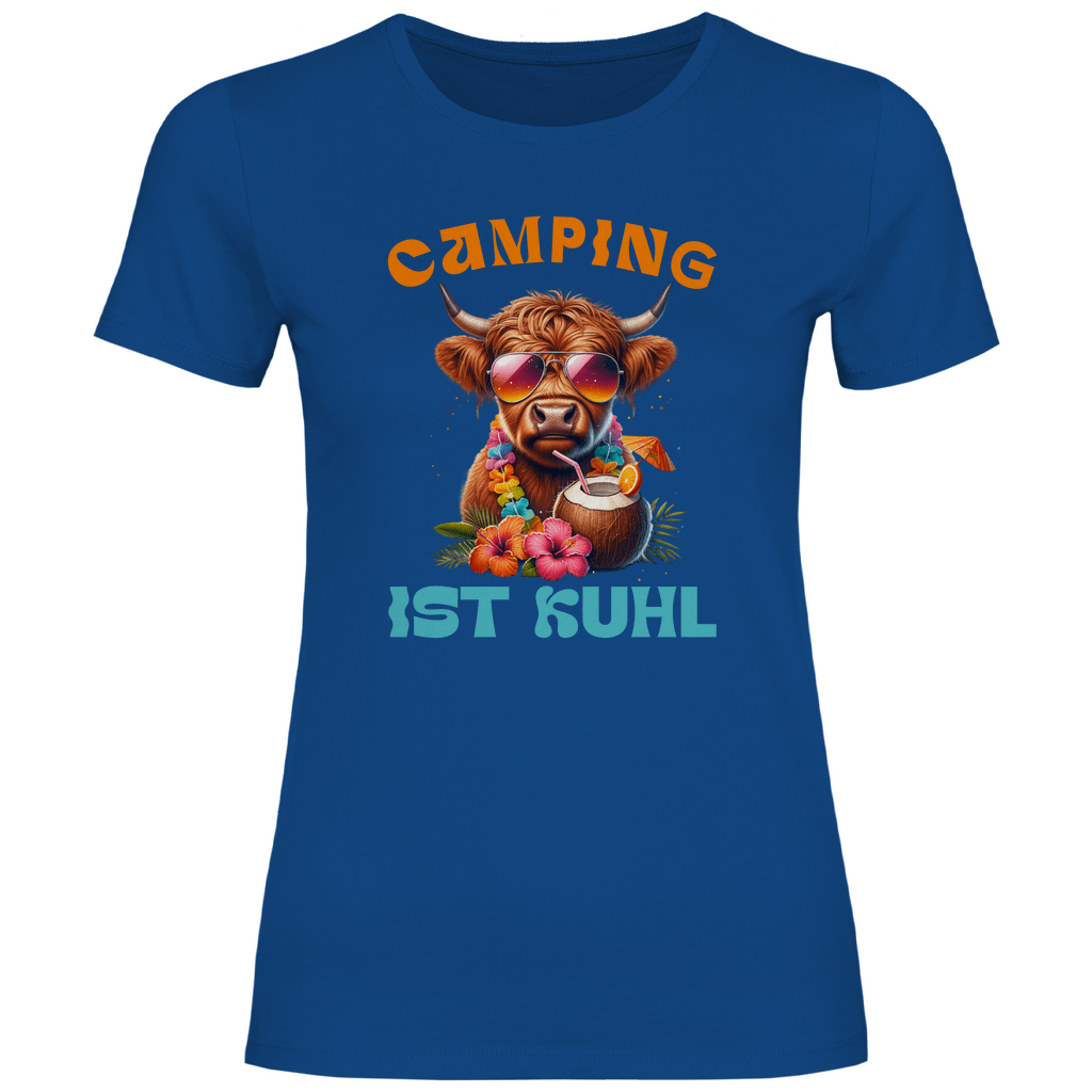 Camping ist kuhl - Frauen Shirt - Campingfamilie.de
