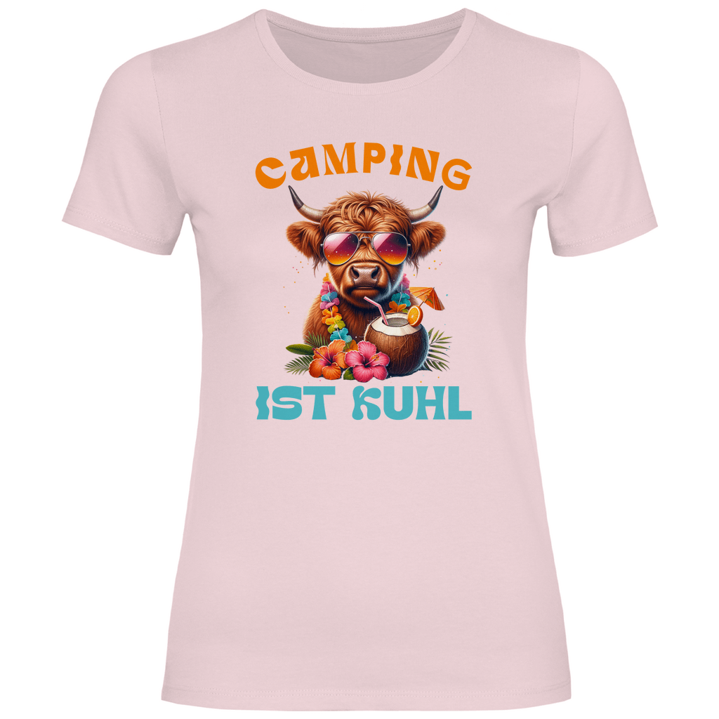 Camping ist kuhl - Frauen Shirt - Campingfamilie.de