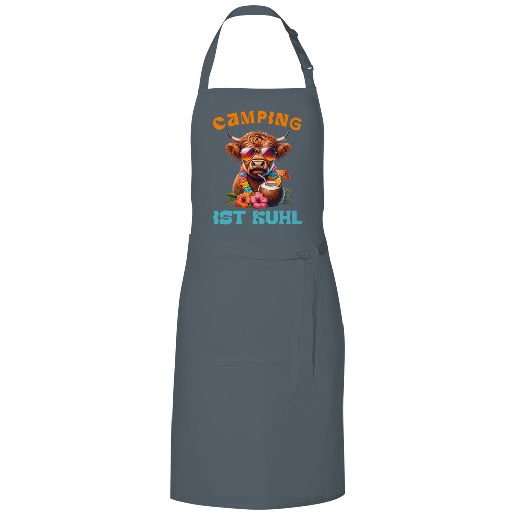 Camping ist kuhl - Grillschürze - Campingfamilie.de