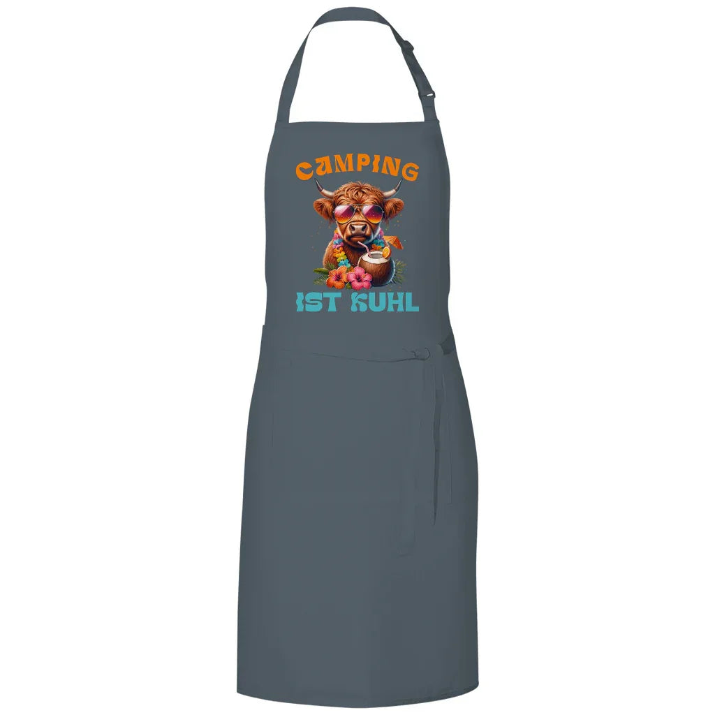 Camping ist kuhl - Grillschürze - Campingfamilie.de