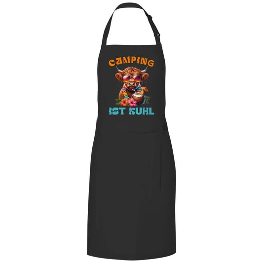Camping ist kuhl - Grillschürze - Campingfamilie.de