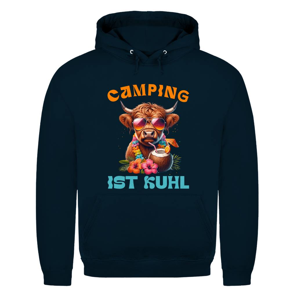 Camping ist kuhl - Herren Hoodie - Campingfamilie.de