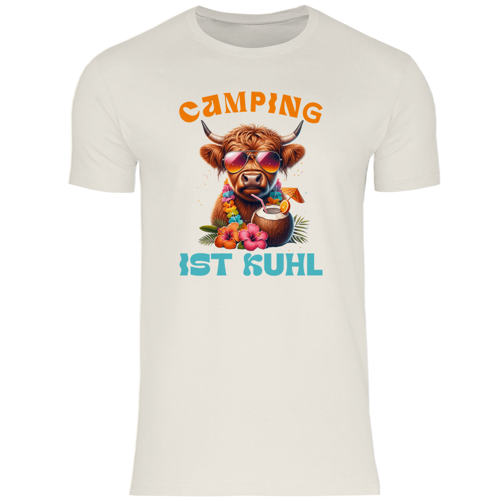 Camping ist kuhl - Herren Shirt - Campingfamilie.de