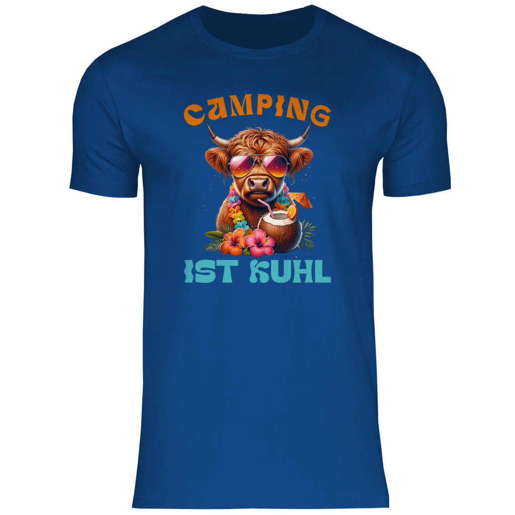 Camping ist kuhl - Herren Shirt - Campingfamilie.de