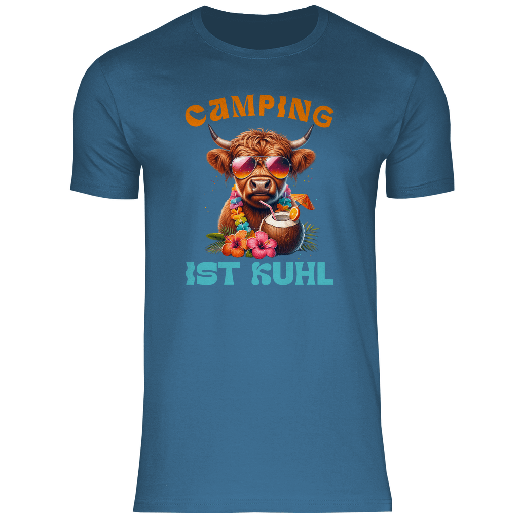 Camping ist kuhl - Herren Shirt - Campingfamilie.de