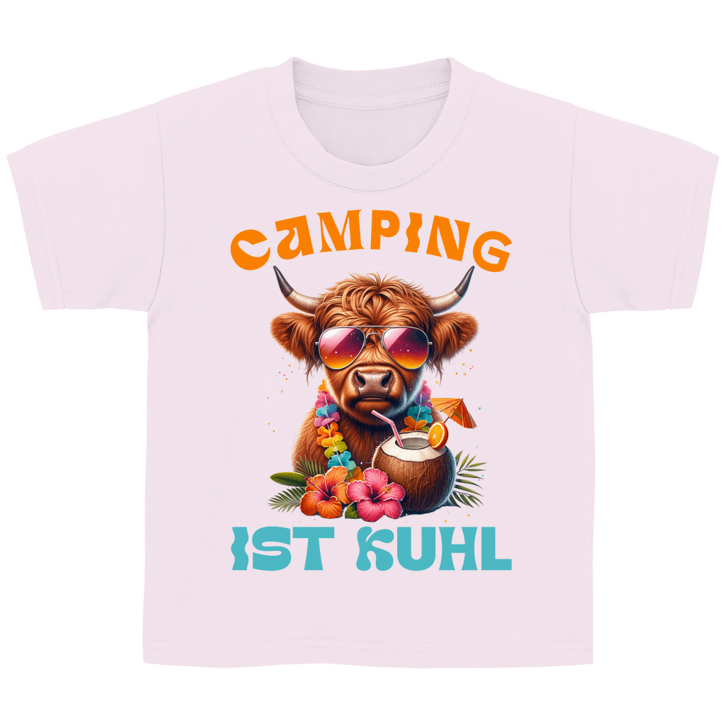 Camping ist kuhl - Kinder Shirt - Campingfamilie.de