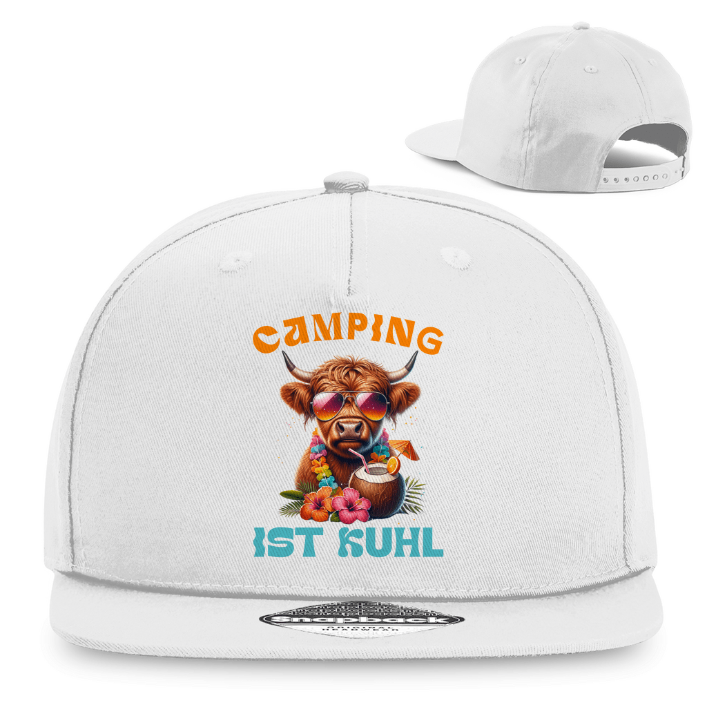 Camping ist kuhl - Snapback Rapper Cap - Campingfamilie.de