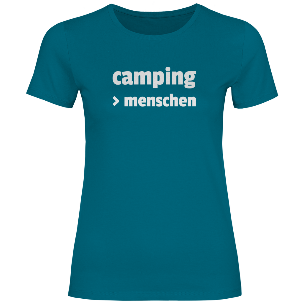 Camping > Menschen - Frauen Shirt - Campingfamilie.de