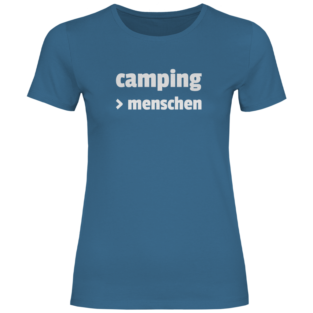 Camping > Menschen - Frauen Shirt - Campingfamilie.de