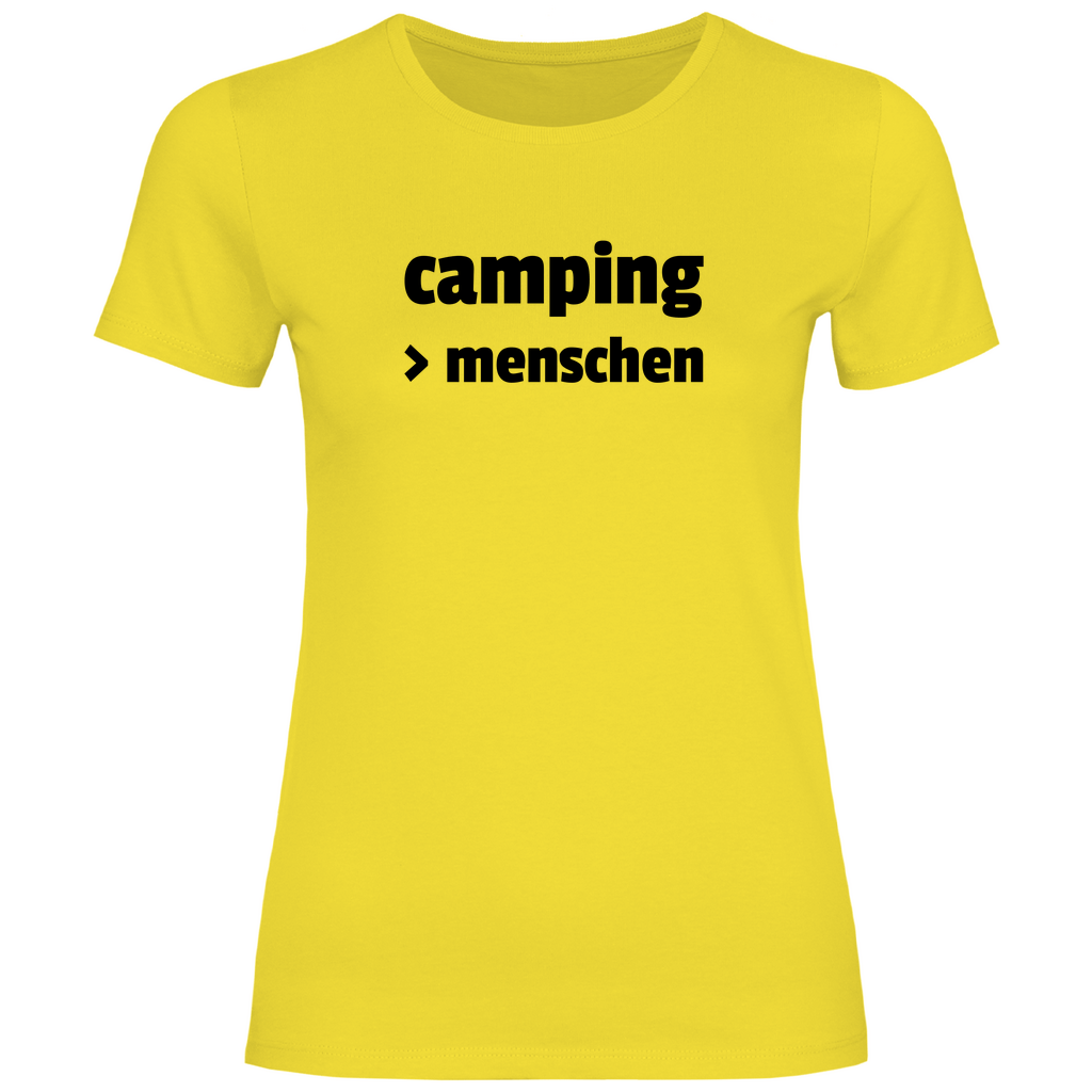 Camping > Menschen - Frauen Shirt - Campingfamilie.de