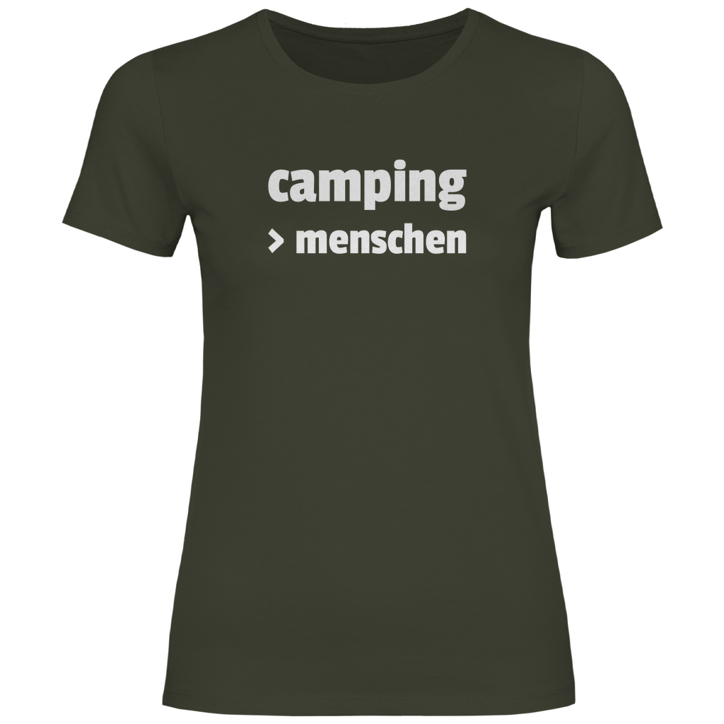 Camping > Menschen - Frauen Shirt - Campingfamilie.de