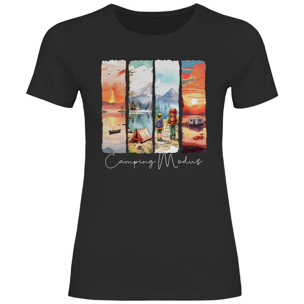 Camping Modus - Frauen Shirt - Campingfamilie.de