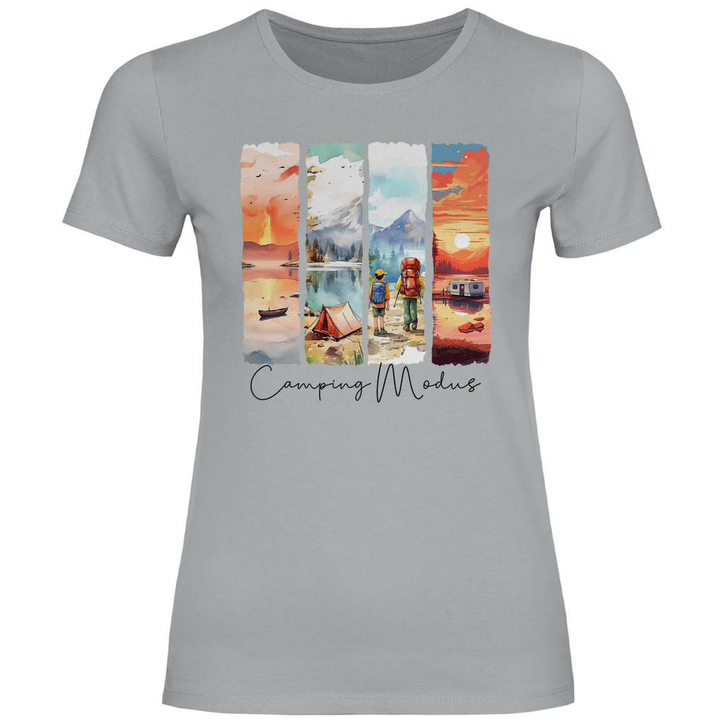 Camping Modus - Frauen Shirt - Campingfamilie.de