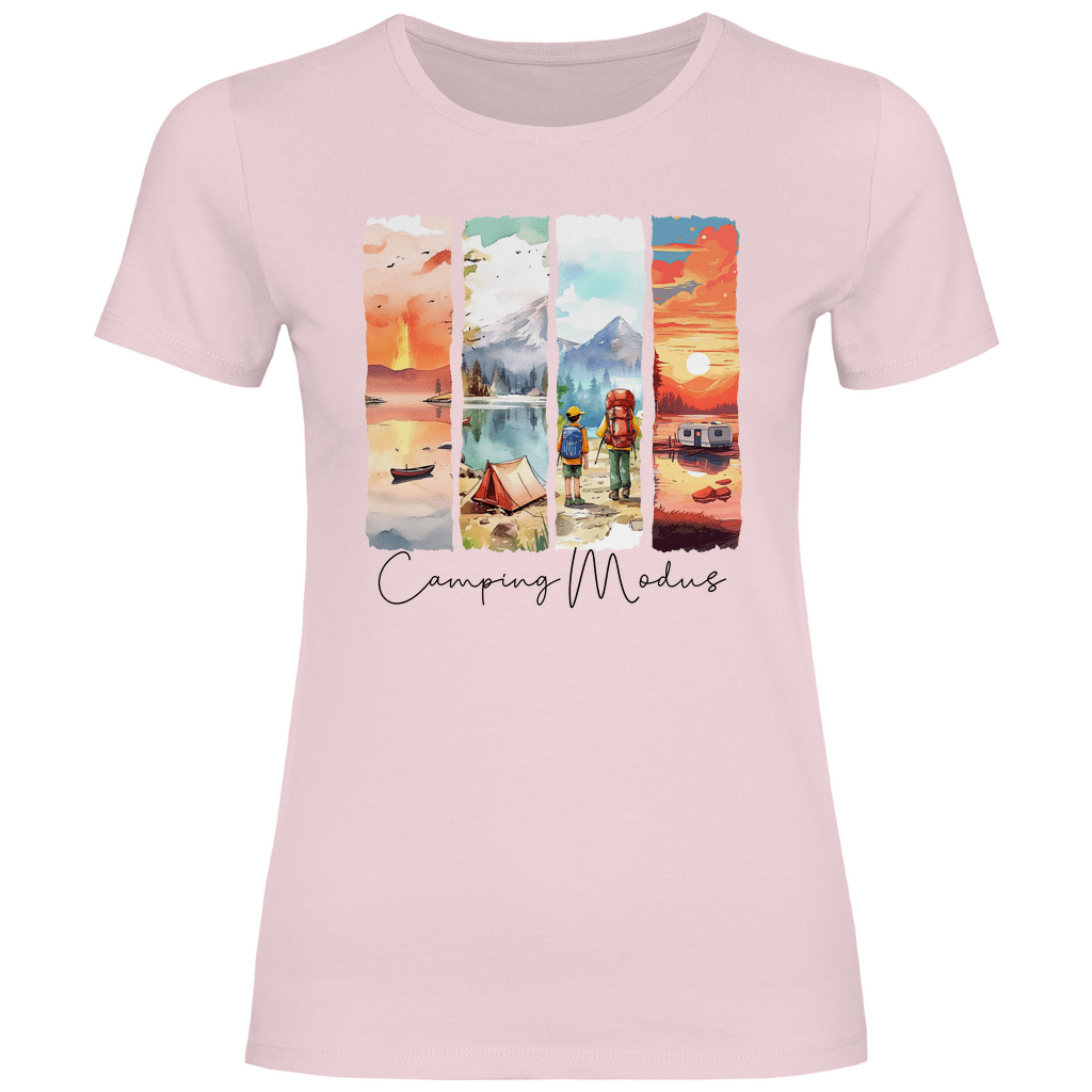 Camping Modus - Frauen Shirt - Campingfamilie.de