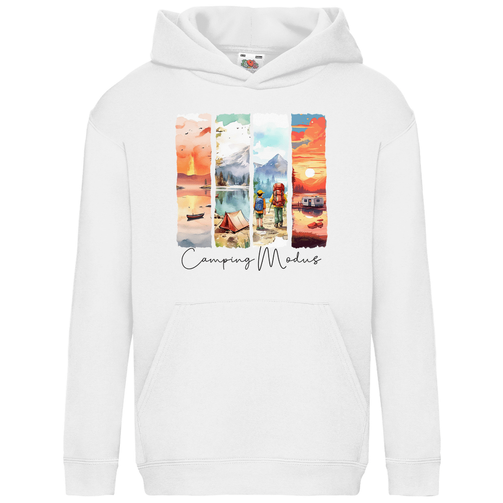 Camping Modus - Kinder Hoodie - Campingfamilie.de