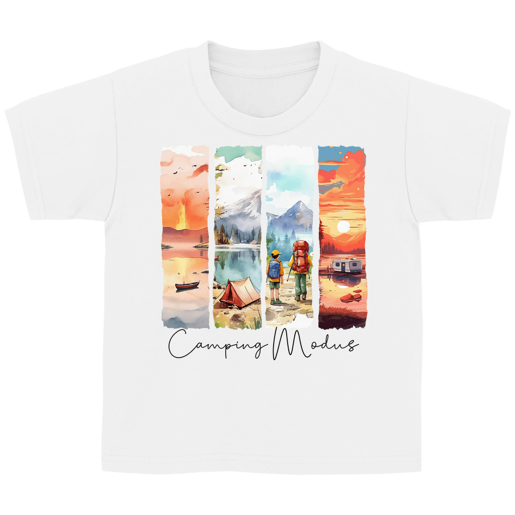 Camping Modus - Kinder Shirt - Campingfamilie.de