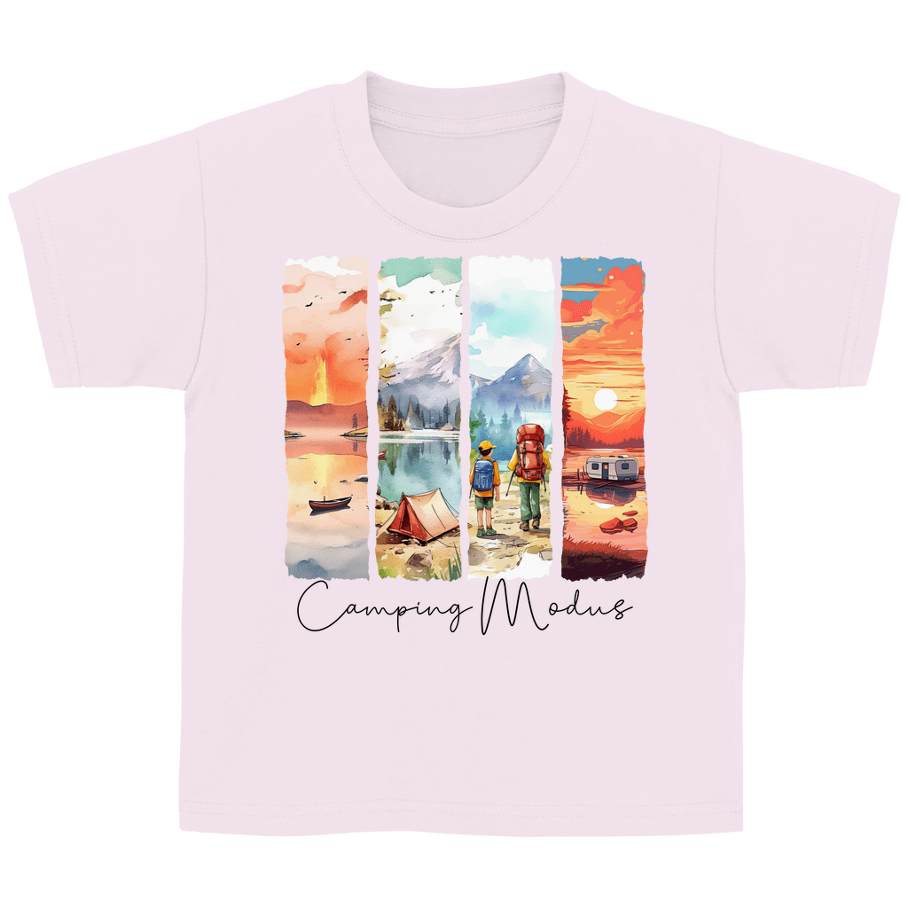 Camping Modus - Kinder Shirt - Campingfamilie.de