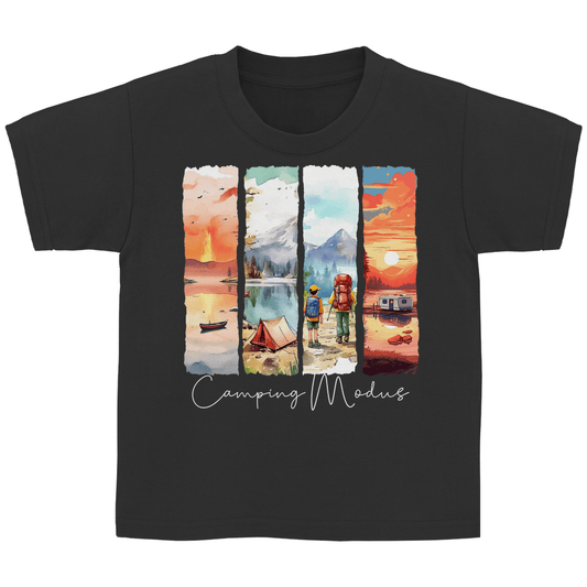 Camping Modus - Kinder Shirt - Campingfamilie.de