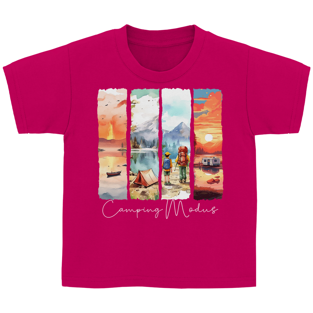 Camping Modus - Kinder Shirt - Campingfamilie.de