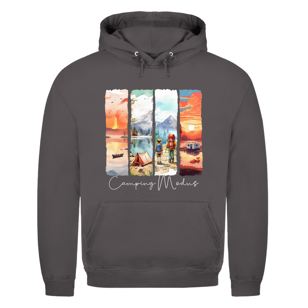 Camping Modus - MĂ€nner Hoodie - Campingfamilie.de