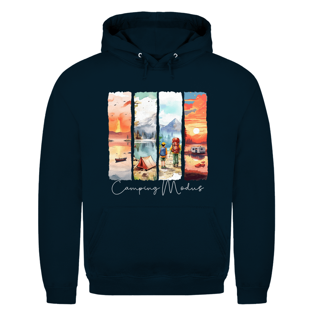 Camping Modus - MĂ€nner Hoodie - Campingfamilie.de