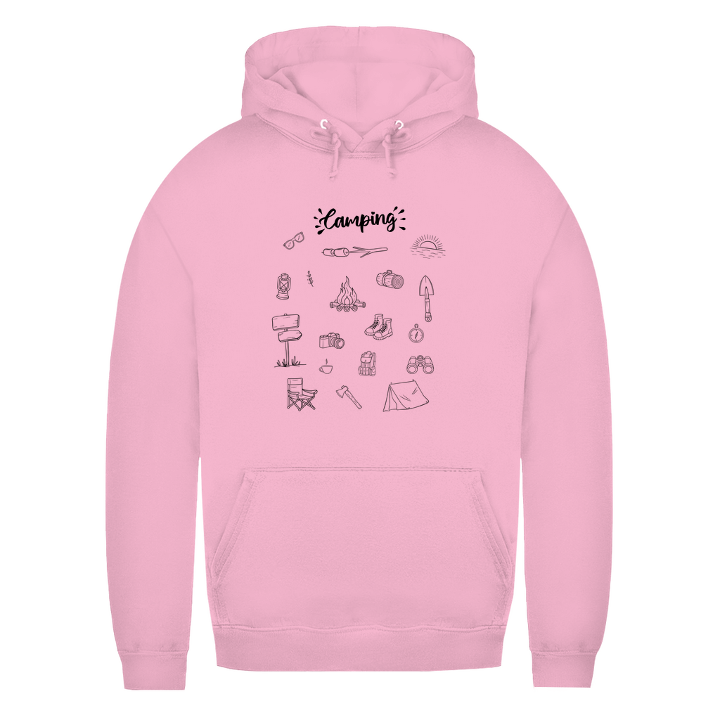 Camping - Motive Kritzeldesign - Frauen Hoodie - Campingfamilie.de