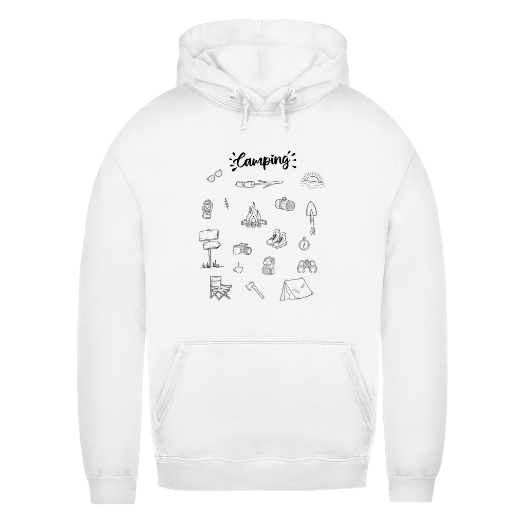 Camping - Motive Kritzeldesign - Frauen Hoodie - Campingfamilie.de