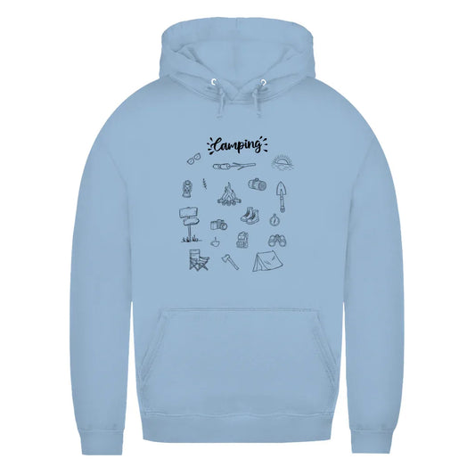 Camping - Motive Kritzeldesign - Frauen Hoodie - Campingfamilie.de