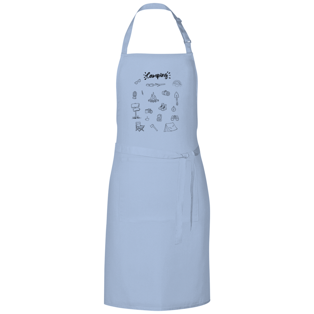 Camping - Motive Kritzeldesign - Grillschürze - Campingfamilie.de