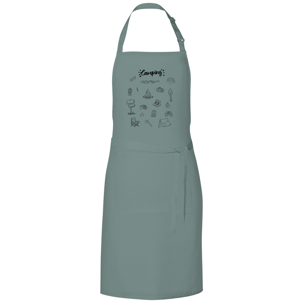 Camping - Motive Kritzeldesign - Grillschürze - Campingfamilie.de