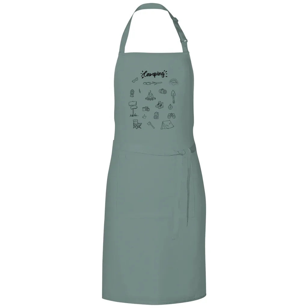 Camping - Motive Kritzeldesign - Grillschürze - Campingfamilie.de